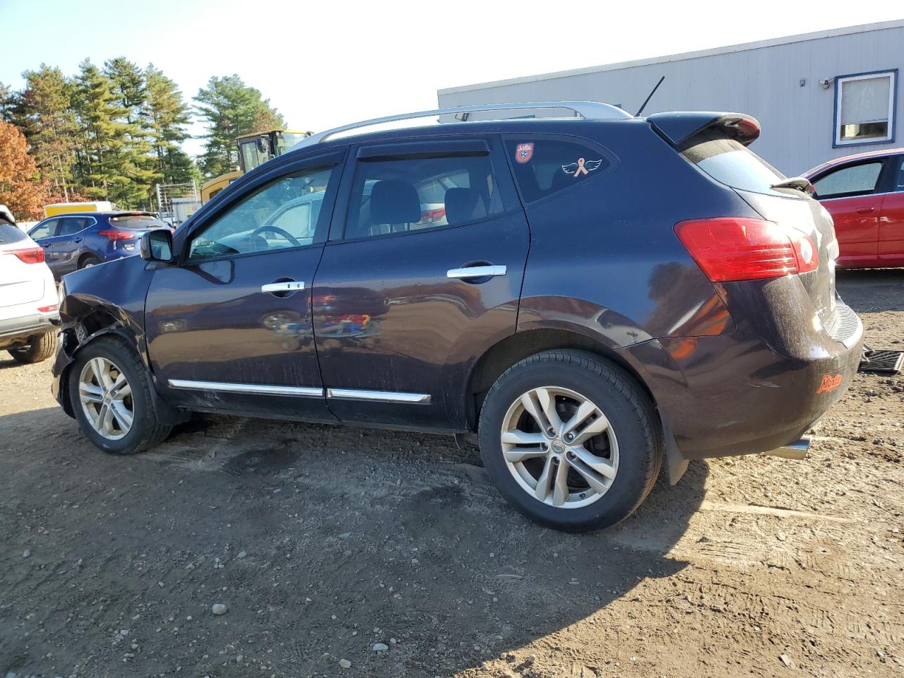 2012 Nissan Rogue VIN JN8AS5MV8CW376064 Copart auction photo, front end / minor dent/scratches damage thumbnail 2