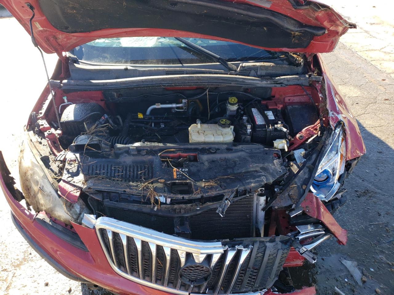 2016 Buick Encore VIN KL4CJASB2GB674755 Copart auction photo, rollover damage thumbnail 12