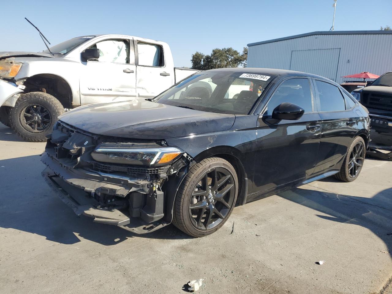 2022 Honda Civic VIN 2HGFE2F53NH582903