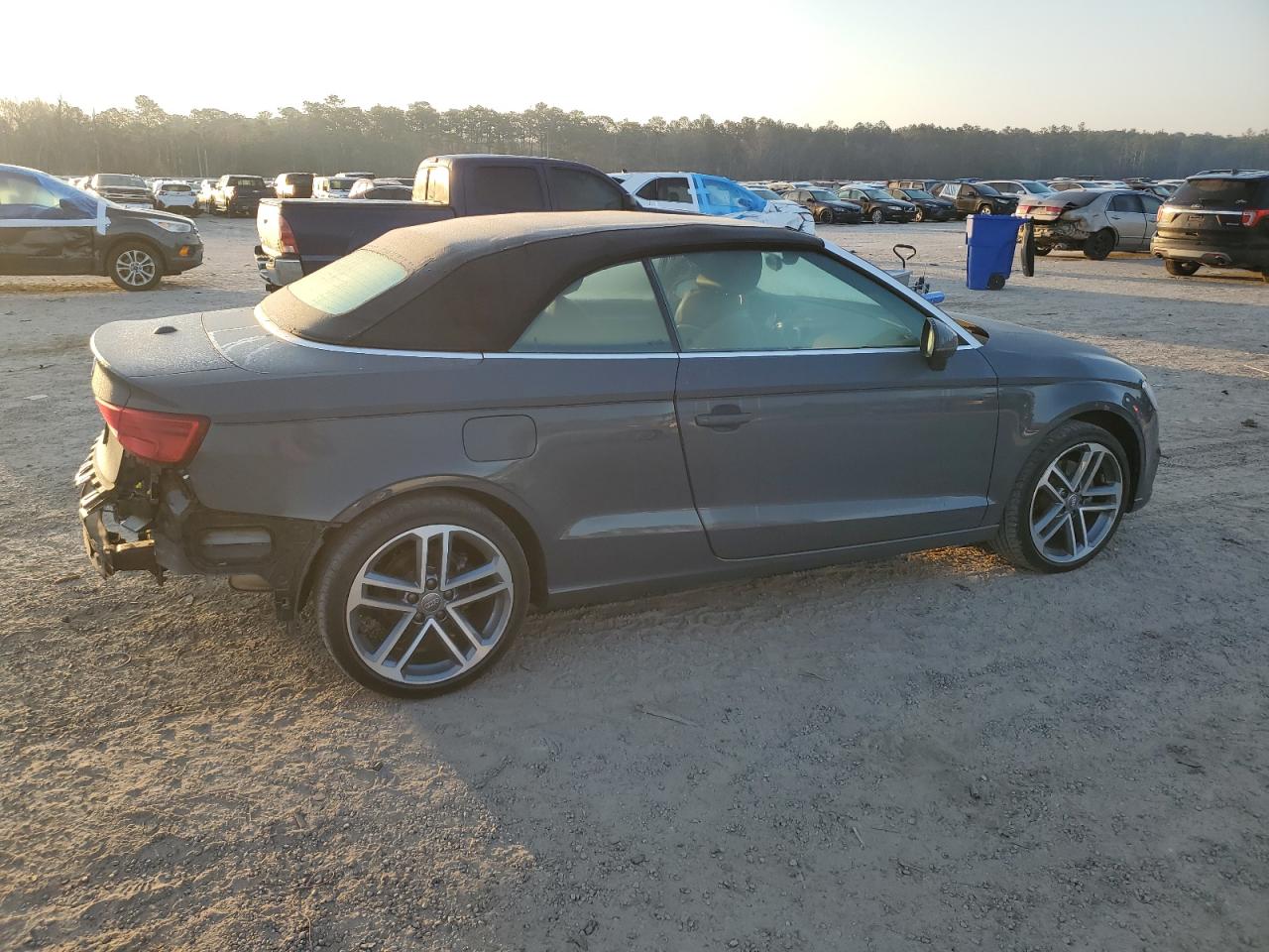 2019 Audi A3 VIN WAU6ULFF8K1032863 Copart auction photo, rear end damage thumbnail 3