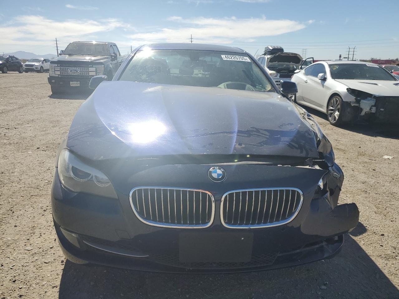 2013 BMW 5er VIN WBAFR7C57DC828449 Copart auction photo, front end damage thumbnail 5