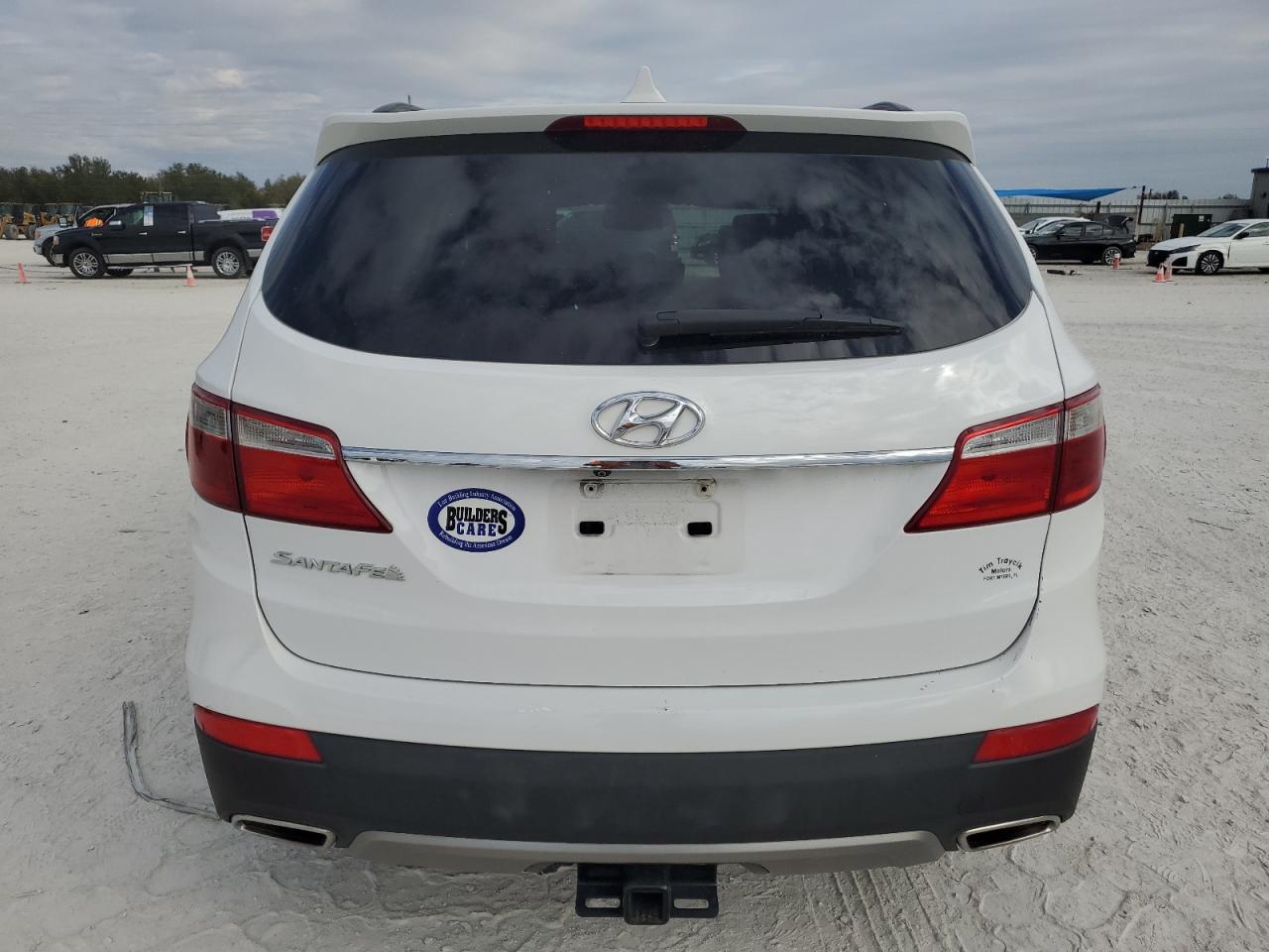 2014 Hyundai Santa Fe VIN KM8SN4HF1EU076235 Copart auction photo, minor dent/scratches damage thumbnail 6