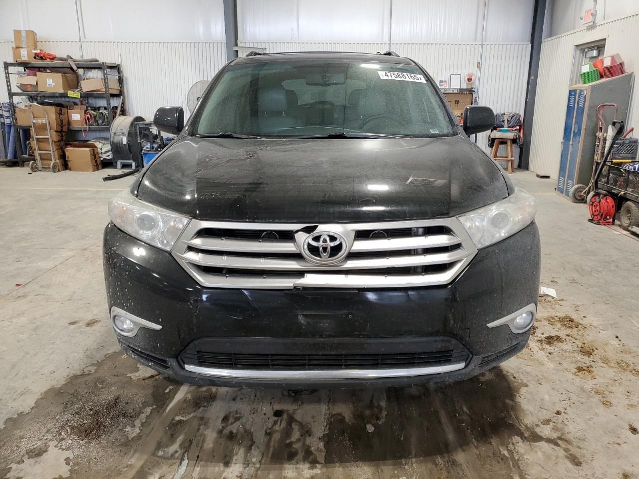2012 Toyota Highlander VIN 5TDBK3EH3CS169403 Copart auction photo, front end / rear end damage thumbnail 5