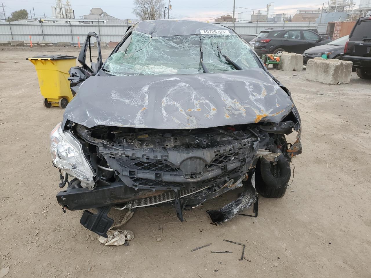 2011 Toyota Corolla VIN JTDBU4EE4B9145372 Copart auction photo, all over damage thumbnail 5