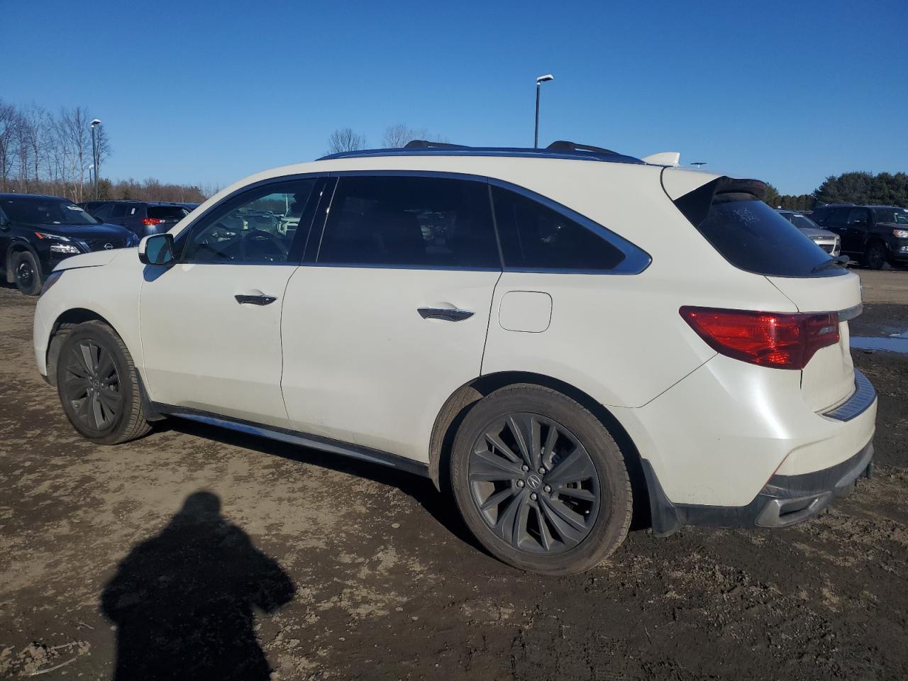 2017 Acura MDX VIN 5FRYD4H50HB024860 Copart auction photo, rear end / undercarriage damage thumbnail 2
