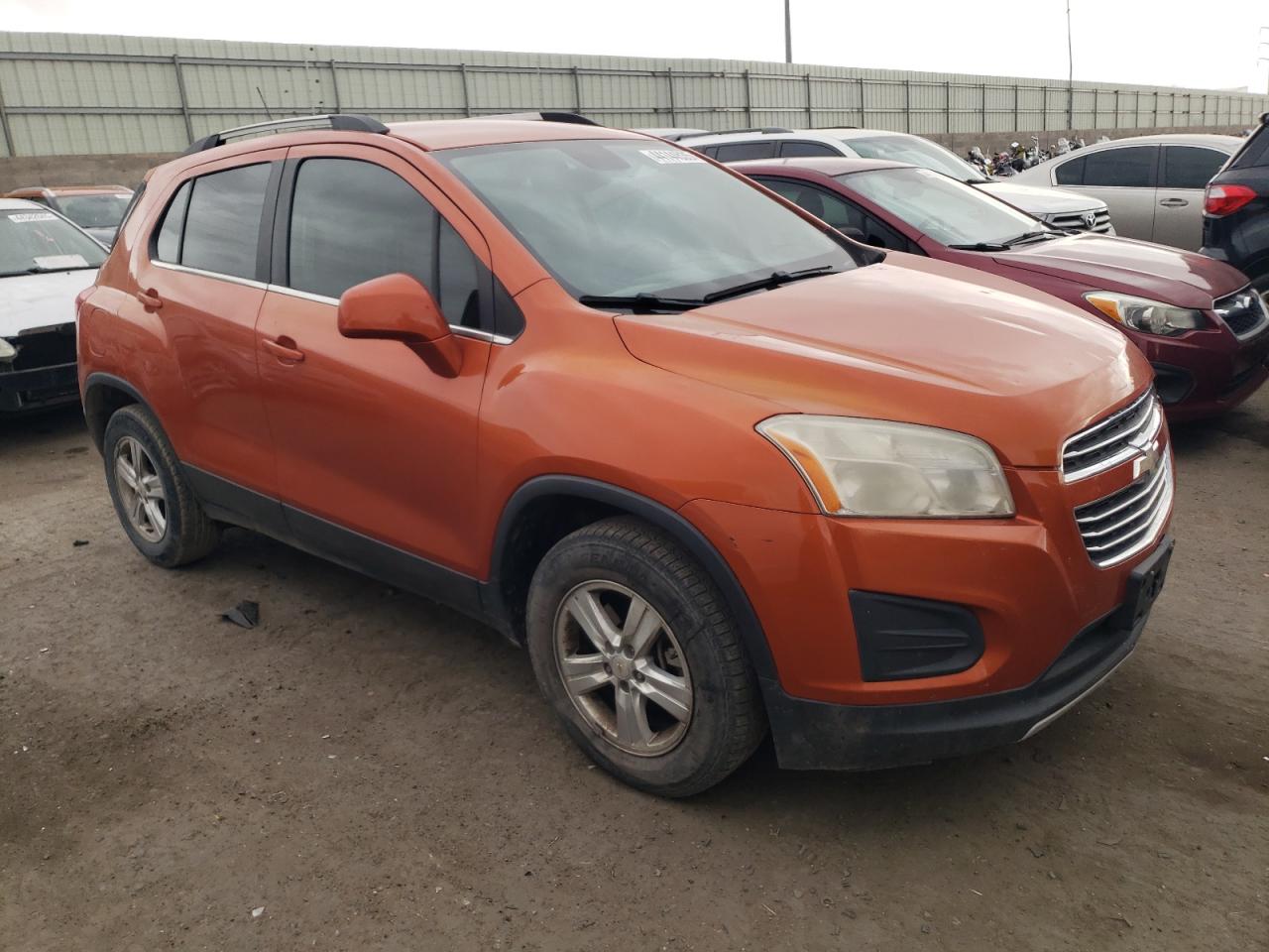 2015 Chevrolet Trax VIN KL7CJRSB2FB116517 Copart auction photo, front end damage thumbnail 4