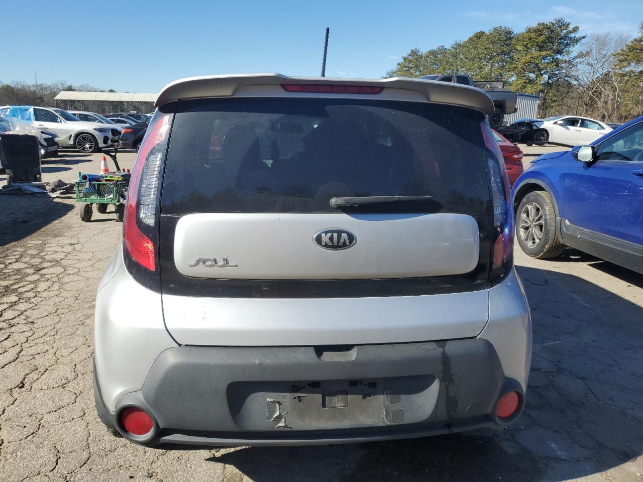 2016 KIA Soul VIN KNDJN2A28G7850350 Copart auction photo, front end / side damage thumbnail 6