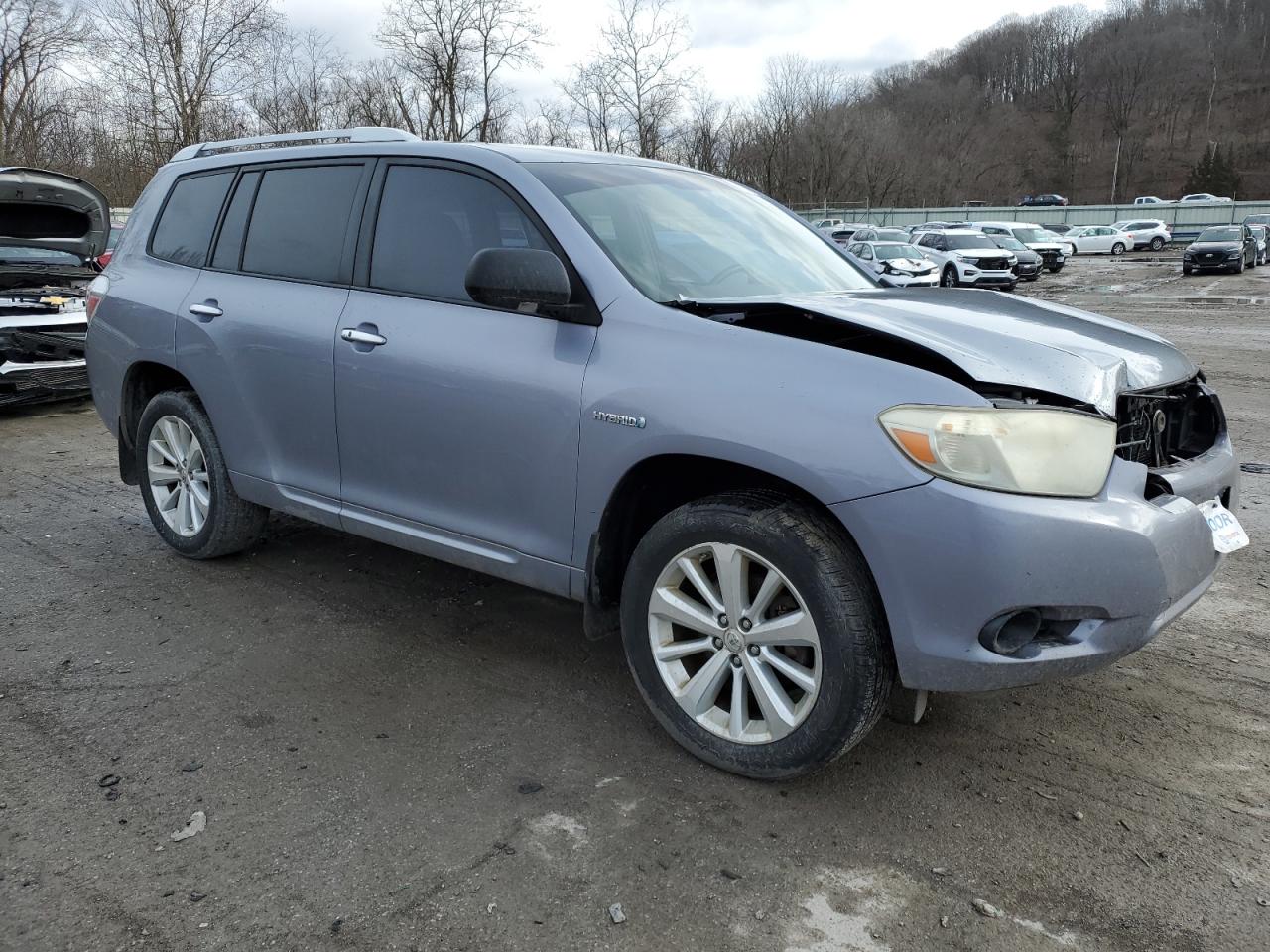 2008 Toyota Highlander VIN JTEEW41A982018270 Copart auction photo, front end / rear end damage thumbnail 4