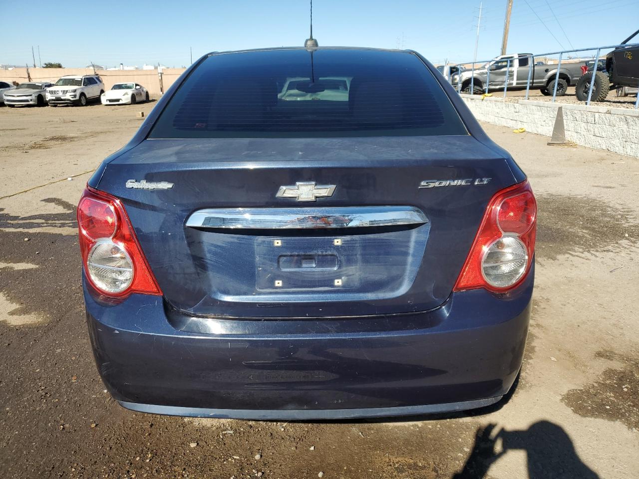2015 Chevrolet Sonic VIN 1G1JC5SH4F4207710 Copart auction photo, front end / side damage thumbnail 6
