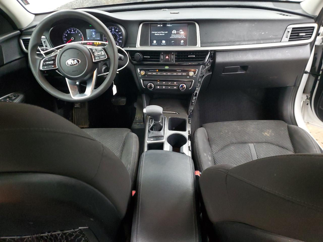 2019 KIA Optima VIN 5XXGT4L33KG323303 Copart auction photo, front end / side damage thumbnail 8