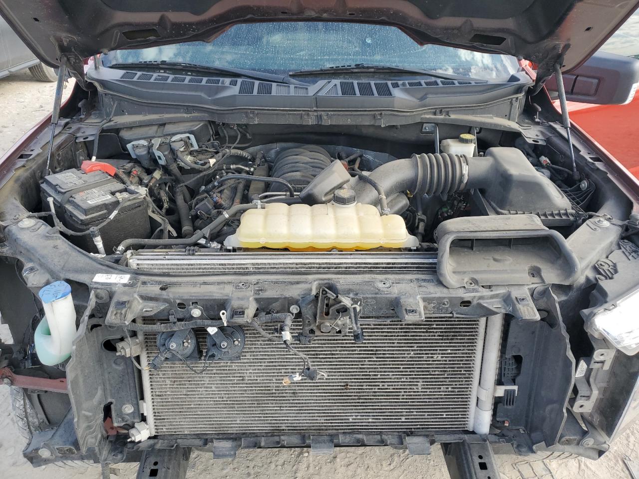 2023 Ford F-150 VIN 1FTFW1E58PKD16649 Copart auction photo, front end / side damage thumbnail 11
