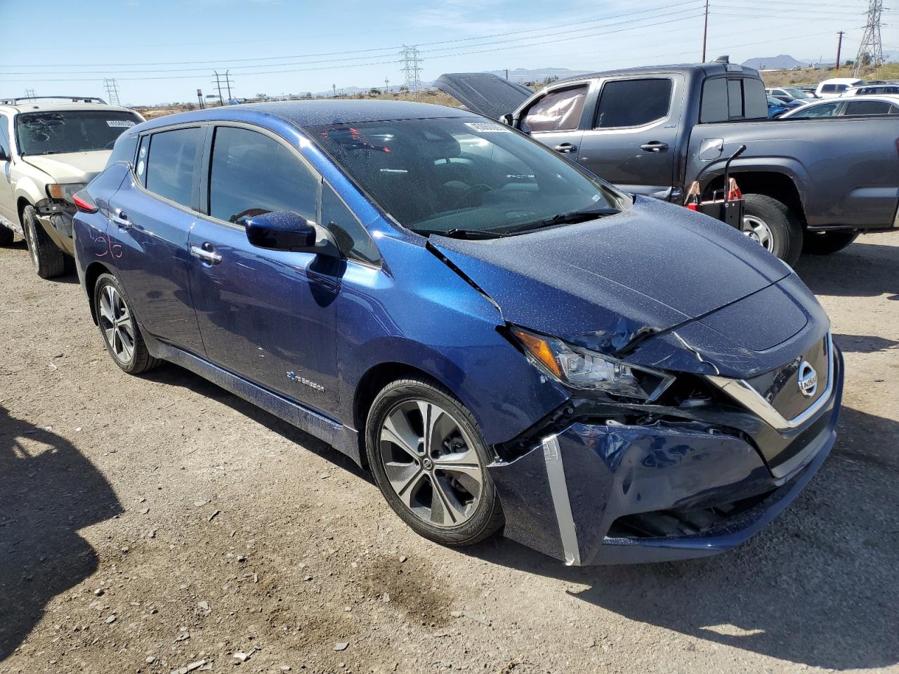 2018 Nissan Leaf VIN 1N4AZ1CP6JC316890 Copart auction photo, front end damage thumbnail 4