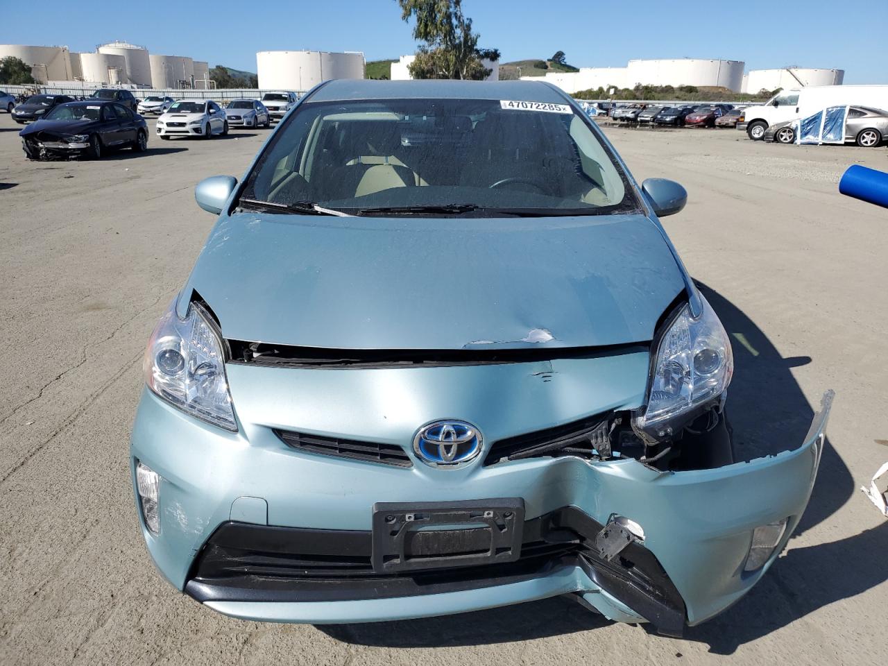 2015 Toyota Prius VIN JTDKN3DU2F1896264 Copart auction photo, front end damage thumbnail 5
