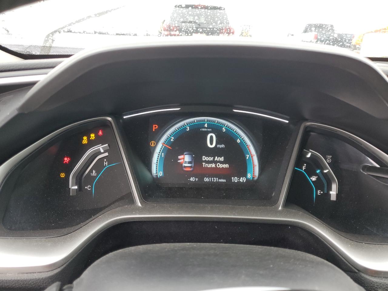 2017 Honda Civic VIN 19XFC1F39HE201648 Copart auction photo, front end damage thumbnail 9