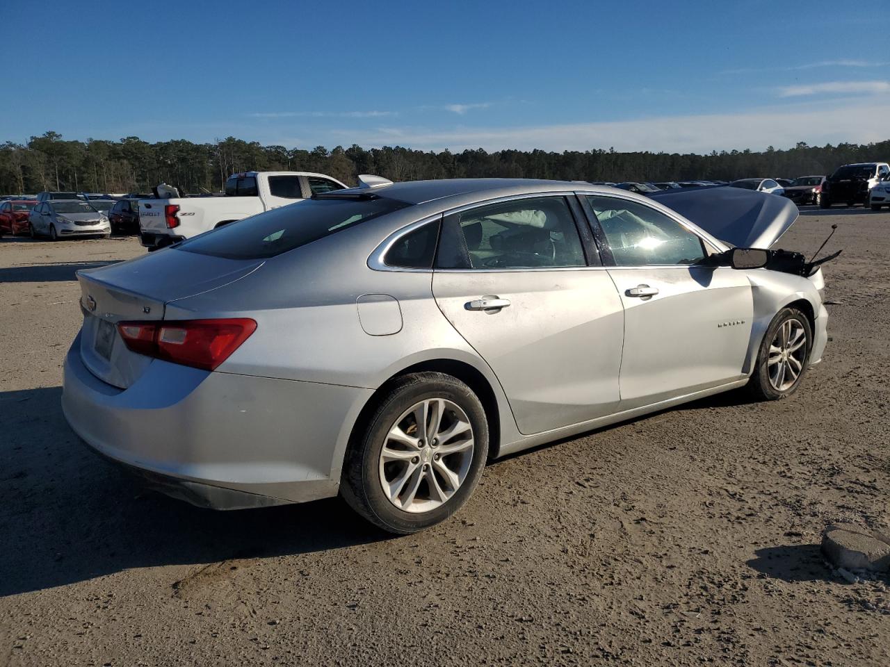 2018 Chevrolet Malibu VIN 1G1ZD5ST9JF145559 Copart auction photo, front end damage thumbnail 3