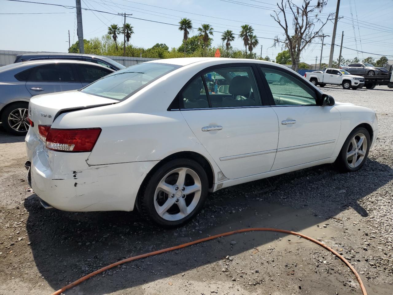 2007 Hyundai Sonata VIN 5NPEU46F87H278204 Copart auction photo, rear end damage thumbnail 3