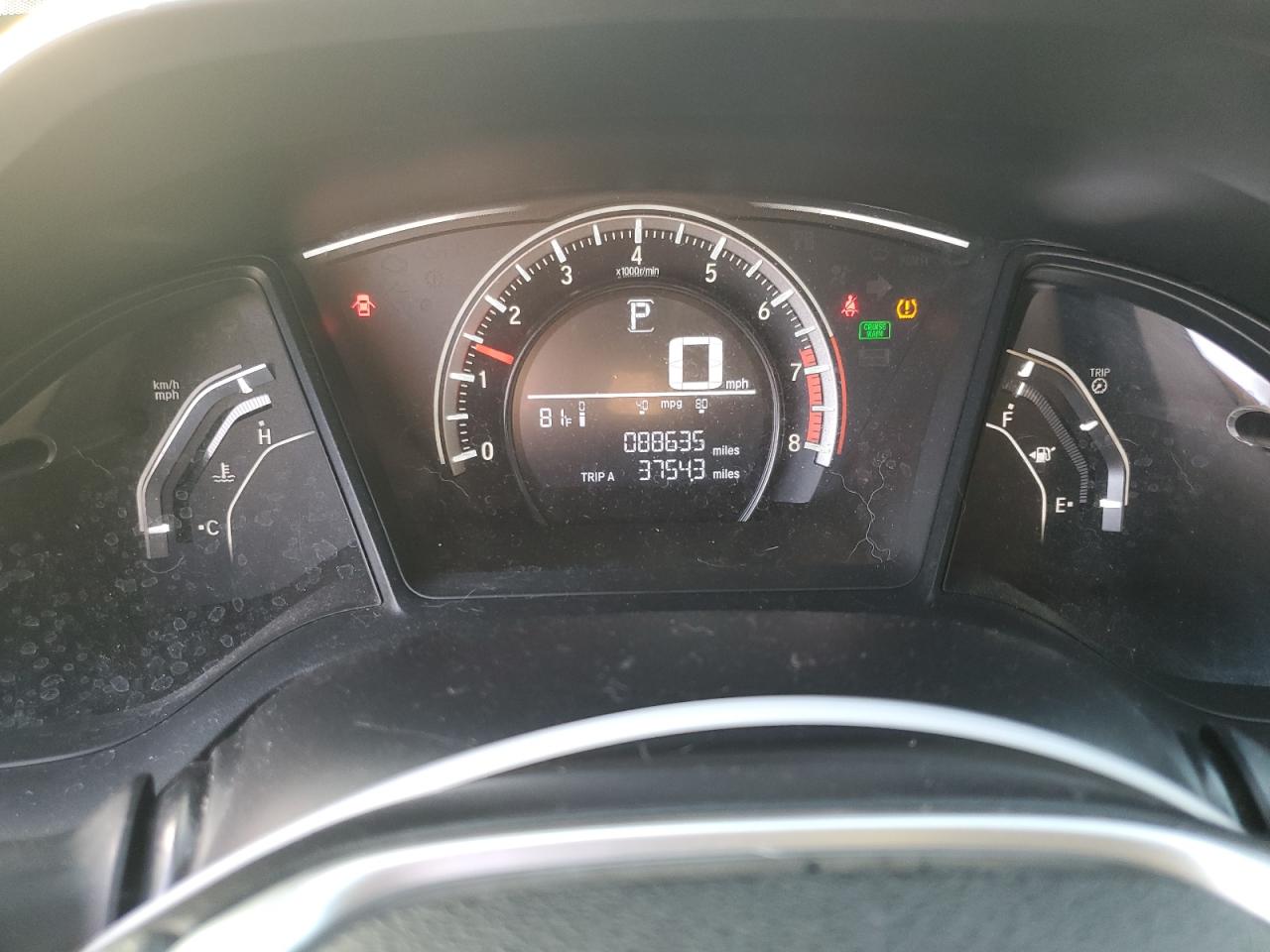 2016 Honda Civic VIN 2HGFC2F56GH535101 Copart auction photo, rear end / front end damage thumbnail 9