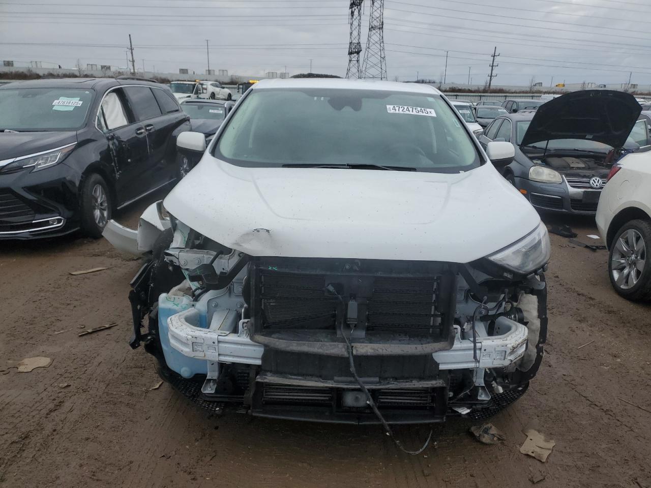 2022 Ford Edge VIN 2FMPK4J94NBA91840 Copart auction photo, front end / minor dent/scratches damage thumbnail 5