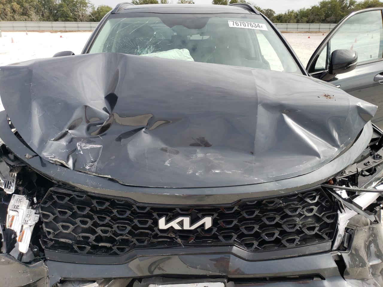 2023 KIA Sorento VIN 5XYRL4LC9PG236789 Copart auction photo, front end damage thumbnail 12