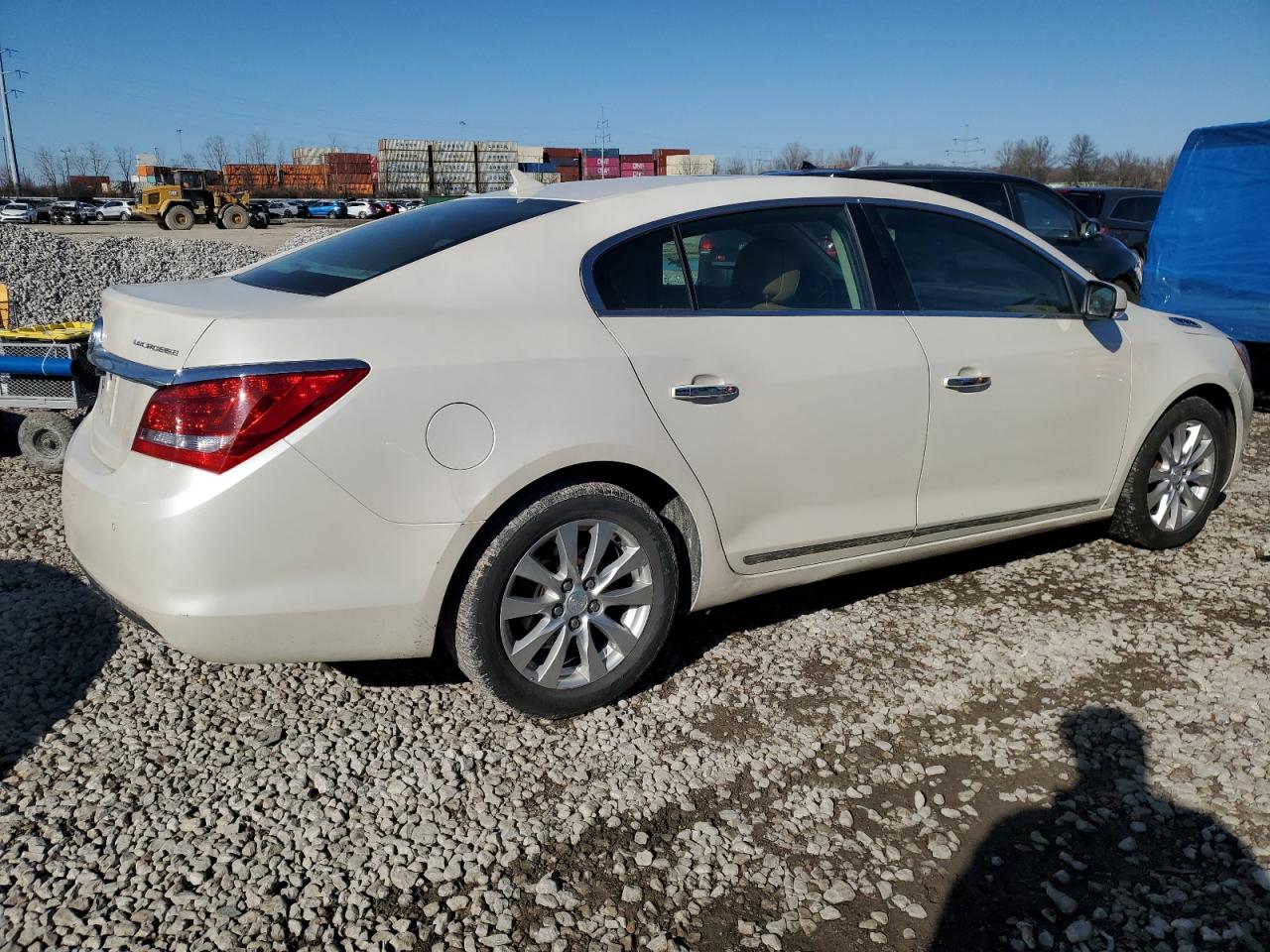 2014 Buick LaCrosse VIN 1G4GB5GR9EF127971 Copart auction photo, side damage thumbnail 3