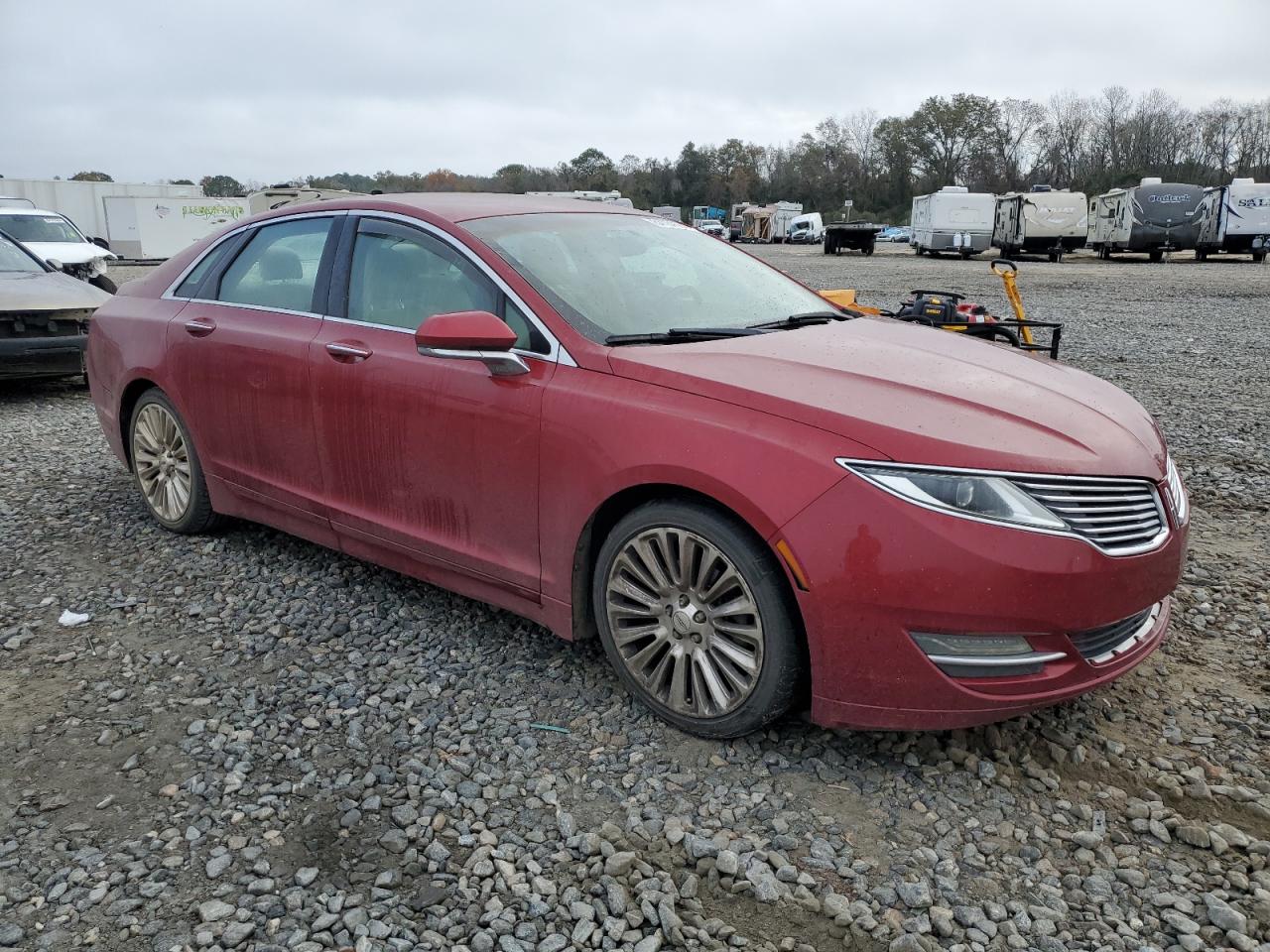 2013 Lincoln MKZ VIN 3LN6L2G90DR803880 Copart auction photo, all over damage thumbnail 4