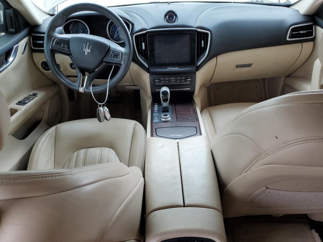 2017 Maserati Ghibli VIN ZAM57XSL7H1237071 Copart auction photo, top/roof / water/flood damage thumbnail 8