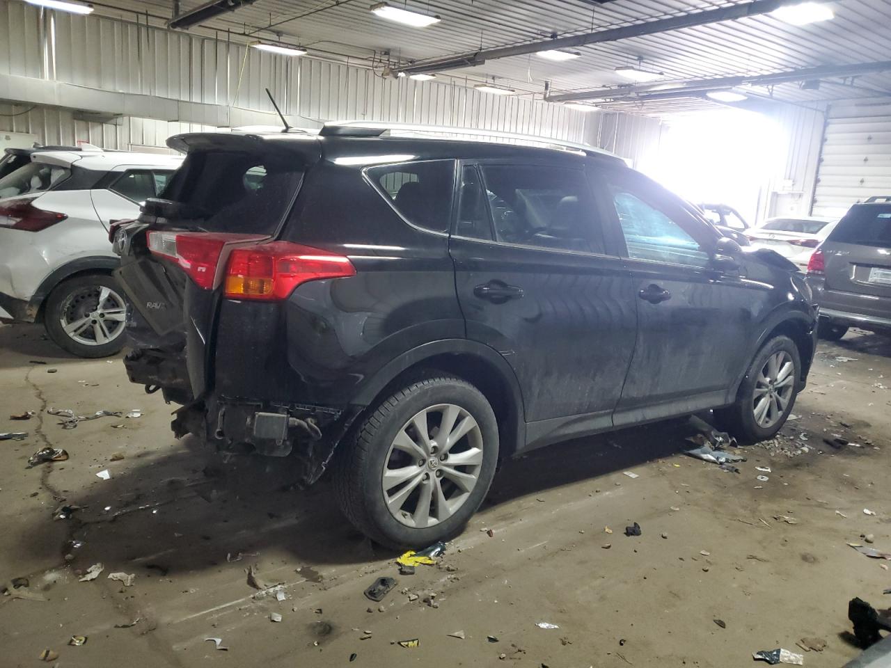 2014 Toyota RAV 4 VIN 2T3DFREV1EW182416 Copart auction photo, rear end / front end damage thumbnail 3