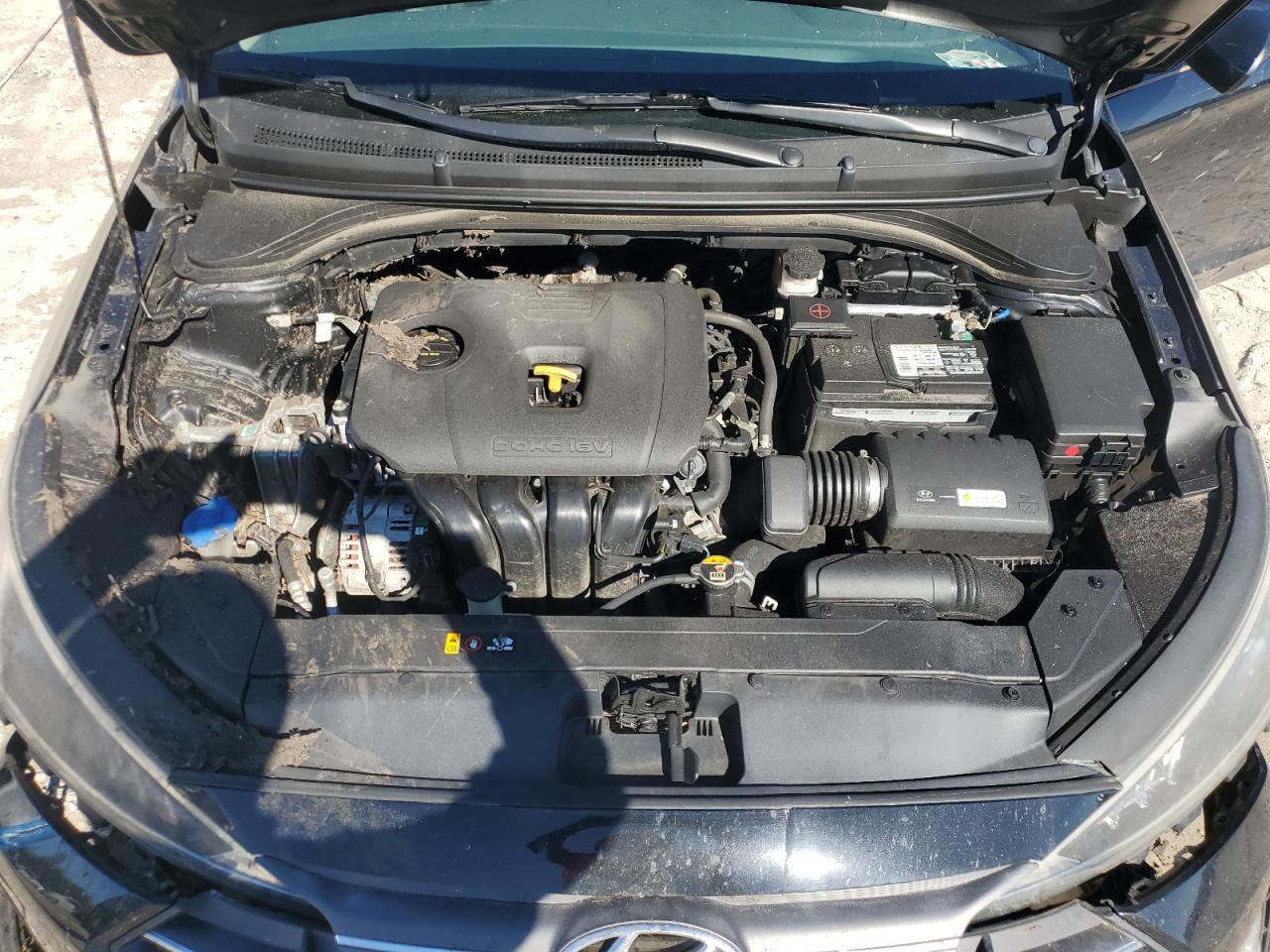 2019 Hyundai Elantra VIN 5NPD84LF1KH453437 Copart auction photo, front end damage thumbnail 12