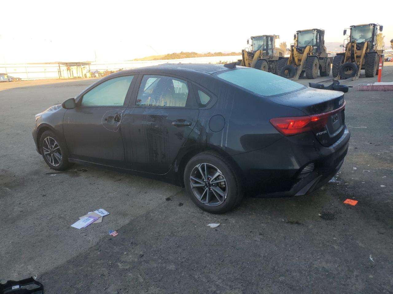 2023 KIA Forte VIN 3KPF24AD9PE612146 Copart auction photo, vandalism / side damage thumbnail 2
