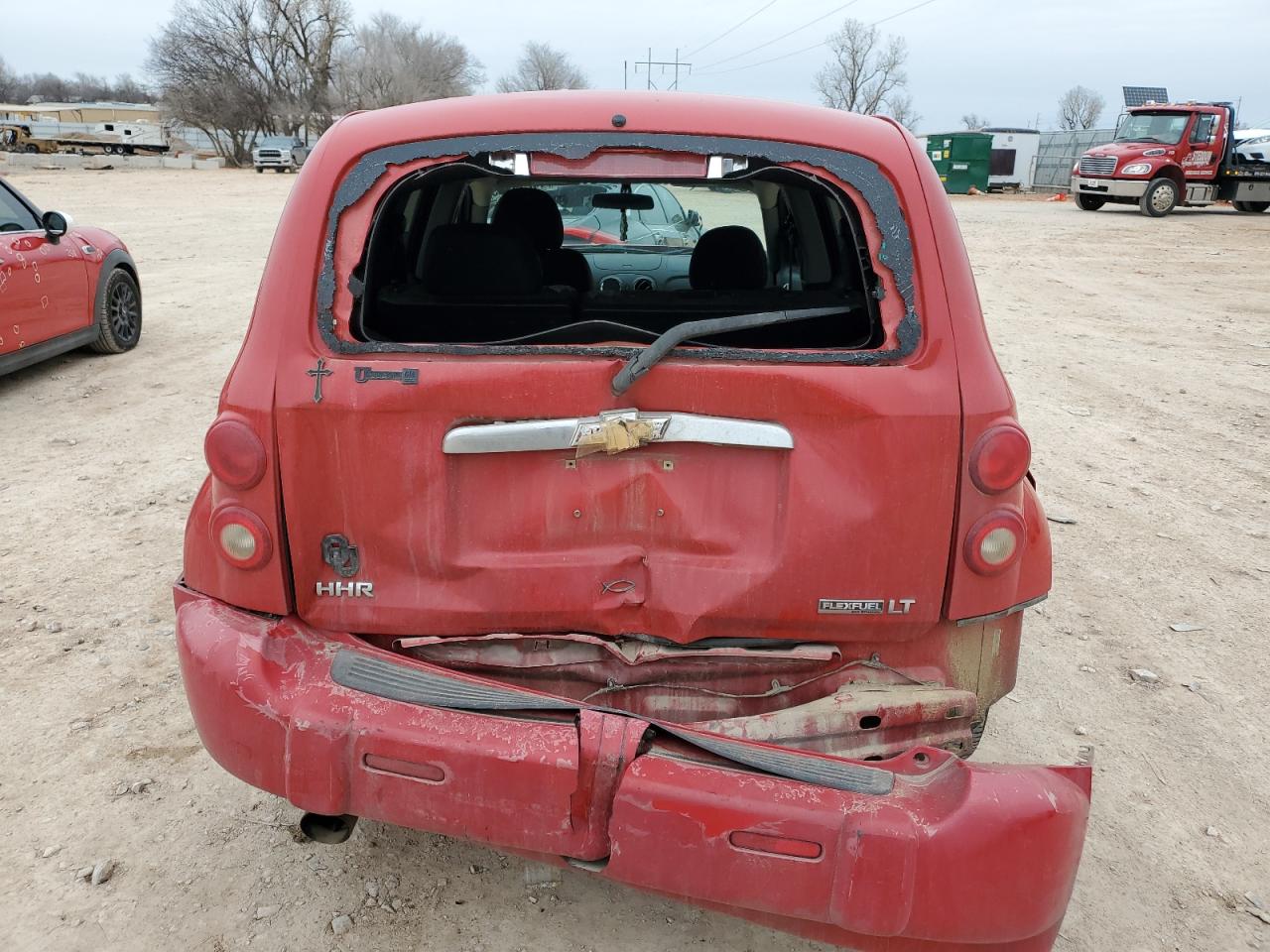 2009 Chevrolet HHR VIN 3GNCA53V39S639498 Copart auction photo, front end / rear end damage thumbnail 6