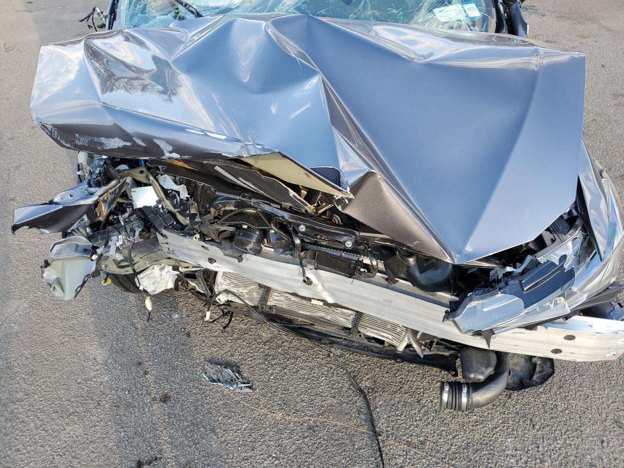 2022 Acura ILX VIN 19UDE2F8XNA007830 Copart auction photo, front end / side damage thumbnail 12