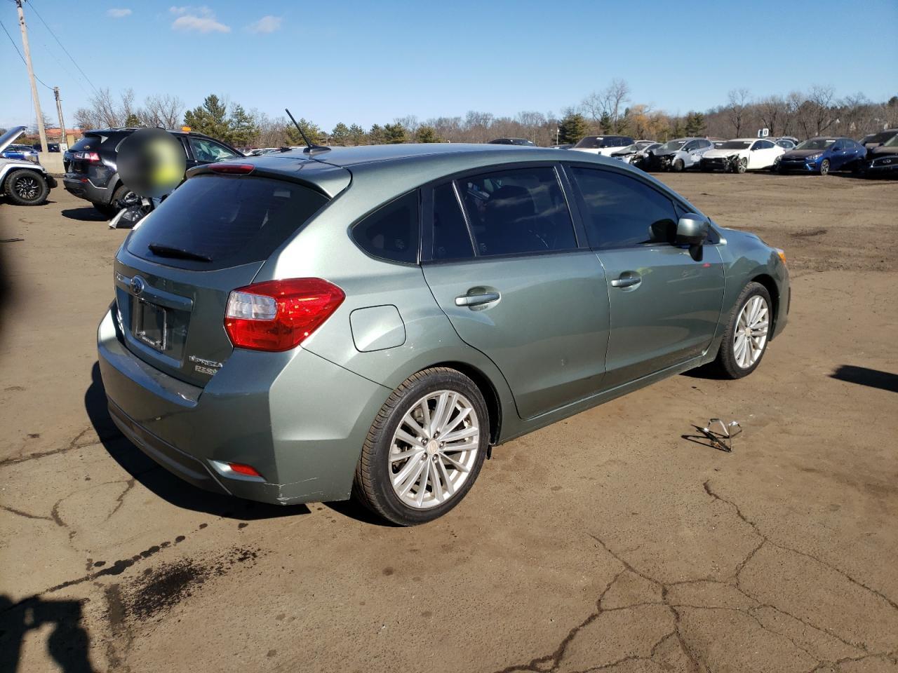 2014 Subaru Impreza VIN JF1GPAE66E8219959 Copart auction photo, side damage thumbnail 3