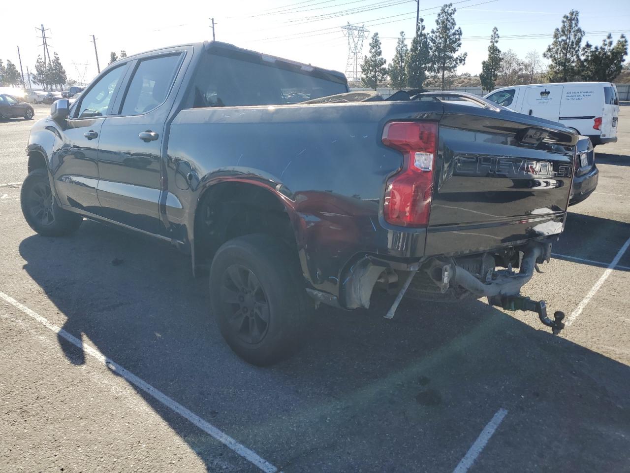 2023 Chevrolet Silverado VIN 1GCPACE82PZ179045 Copart auction photo, undercarriage / all over damage thumbnail 2
