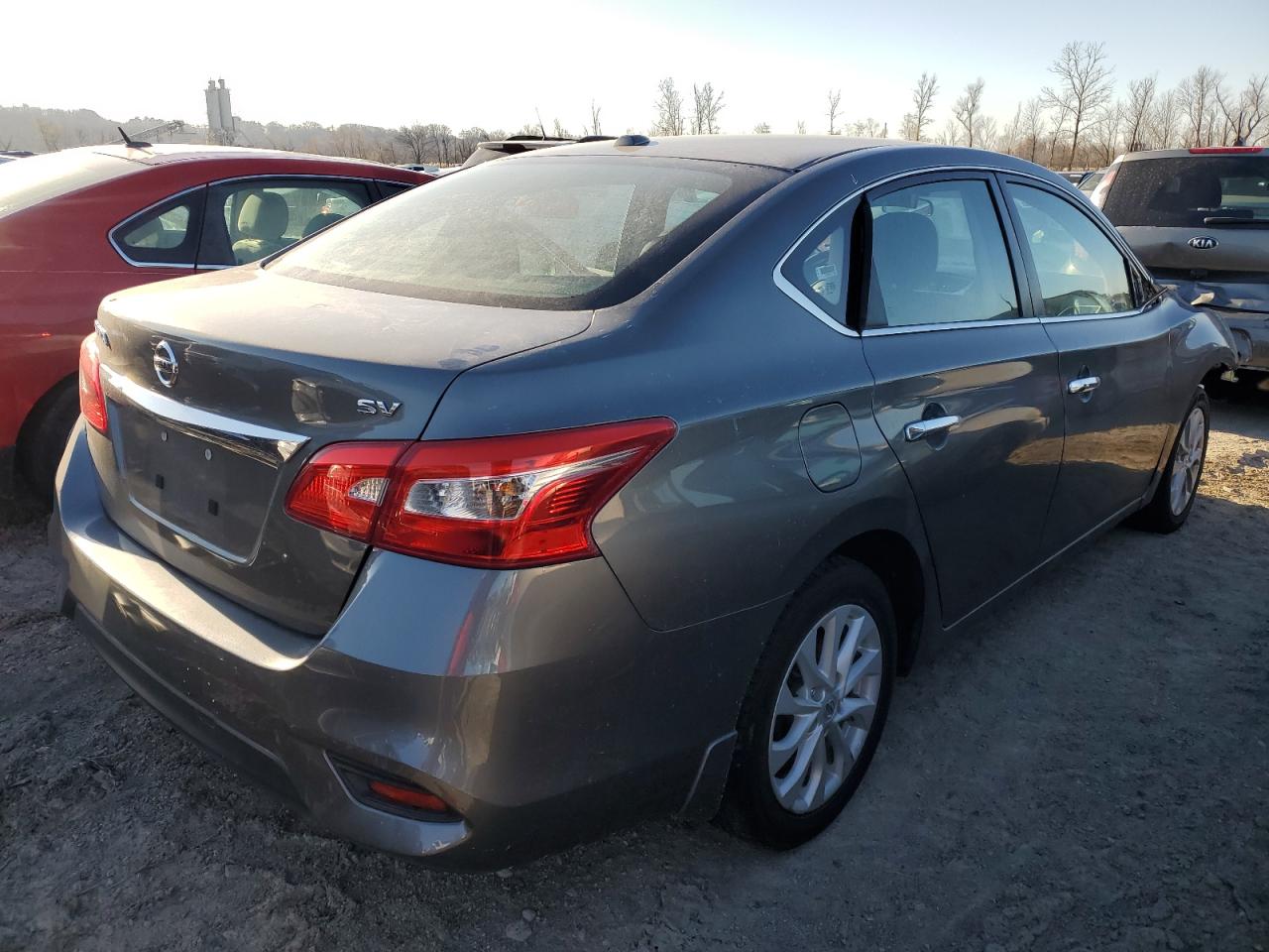 2019 Nissan Sentra VIN 3N1AB7AP4KY252901 Copart auction photo, front end damage thumbnail 3