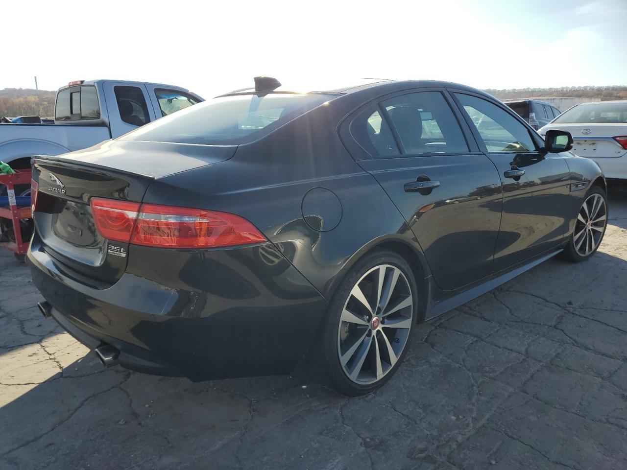 2017 Jaguar XE VIN SAJAL4BV1HA947227 Copart auction photo, side damage thumbnail 3