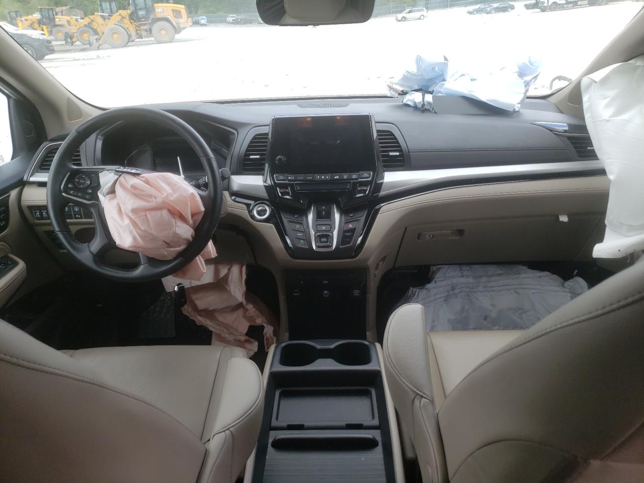 2021 Honda Odyssey VIN 5FNRL6H86MB018943 Copart auction photo, front end / side damage thumbnail 8