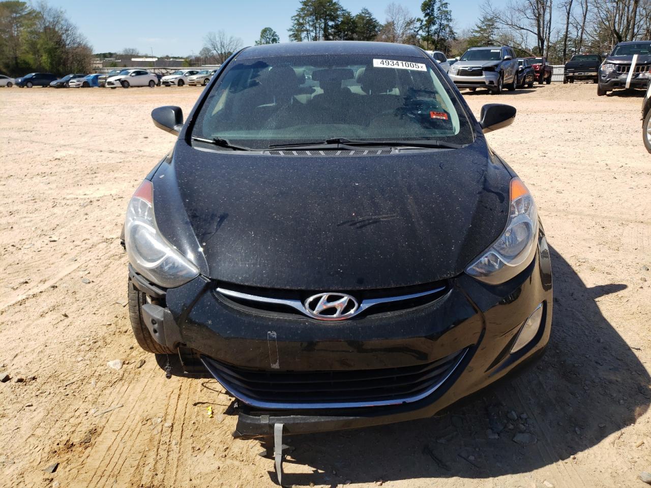 2012 Hyundai Elantra VIN 5NPDH4AE6CH072968 Copart auction photo, front end / rear end damage thumbnail 5