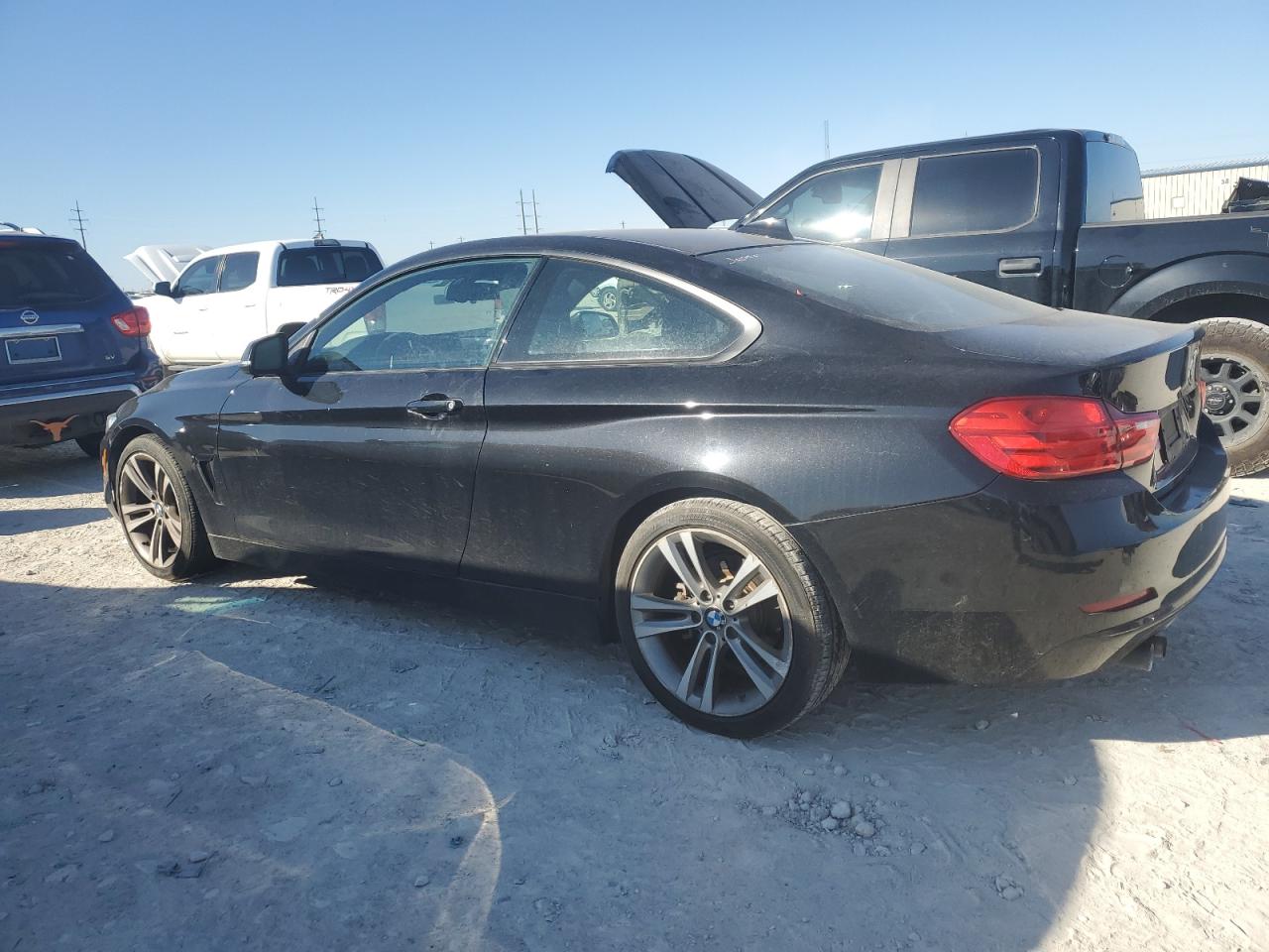 2014 BMW 4er VIN WBA3N3C59EF710863 Copart auction photo, front end damage thumbnail 2