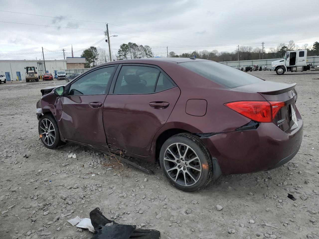 2017 Toyota Corolla VIN 5YFBURHEXHP636640 Copart auction photo, all over damage thumbnail 2