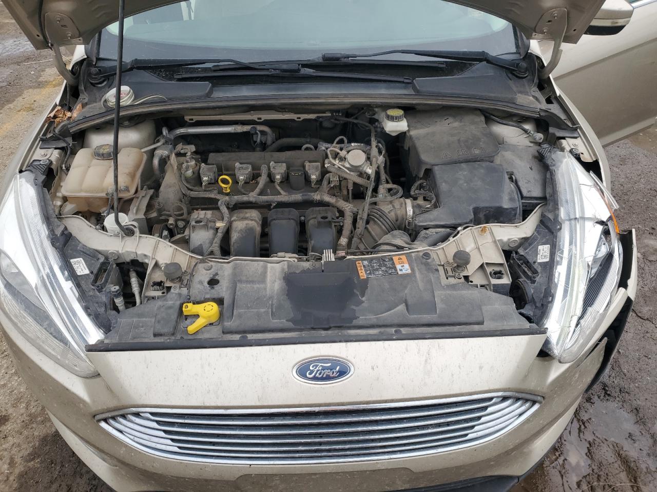 2018 Ford Focus VIN 1FADP3J26JL250010 Copart auction photo, front end / rear end damage thumbnail 11