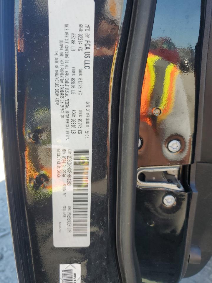 2015 Dodge Charger VIN 2C3CDXHGXFH841263 Copart auction photo, front end damage thumbnail 15