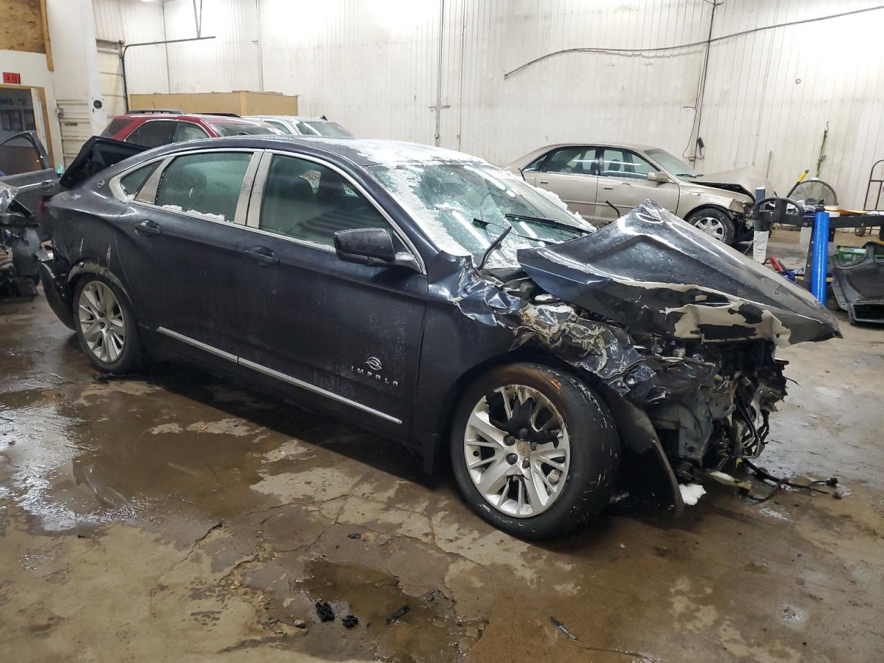 2014 Chevrolet Impala VIN 2G11Y5SL3E9186933 Copart auction photo, all over damage thumbnail 4