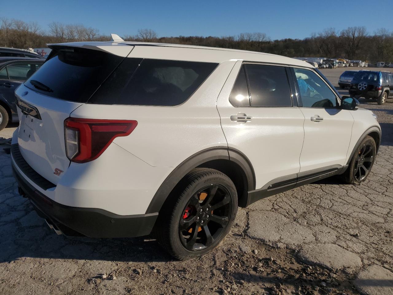 2021 Ford Explorer VIN 1FM5K8GC3MGB32127 Copart auction photo, side damage thumbnail 3