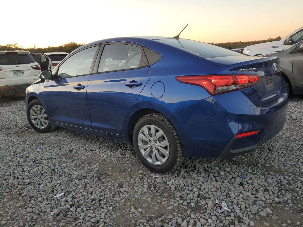 2020 Hyundai Accent VIN 3KPC24A66LE096567 Copart auction photo, front end damage thumbnail 2