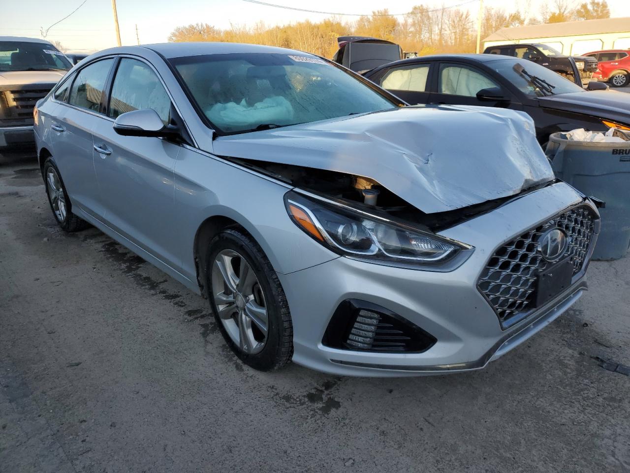 2019 Hyundai Sonata VIN 5NPE34AFXKH785009 Copart auction photo, front end / minor dent/scratches damage thumbnail 4