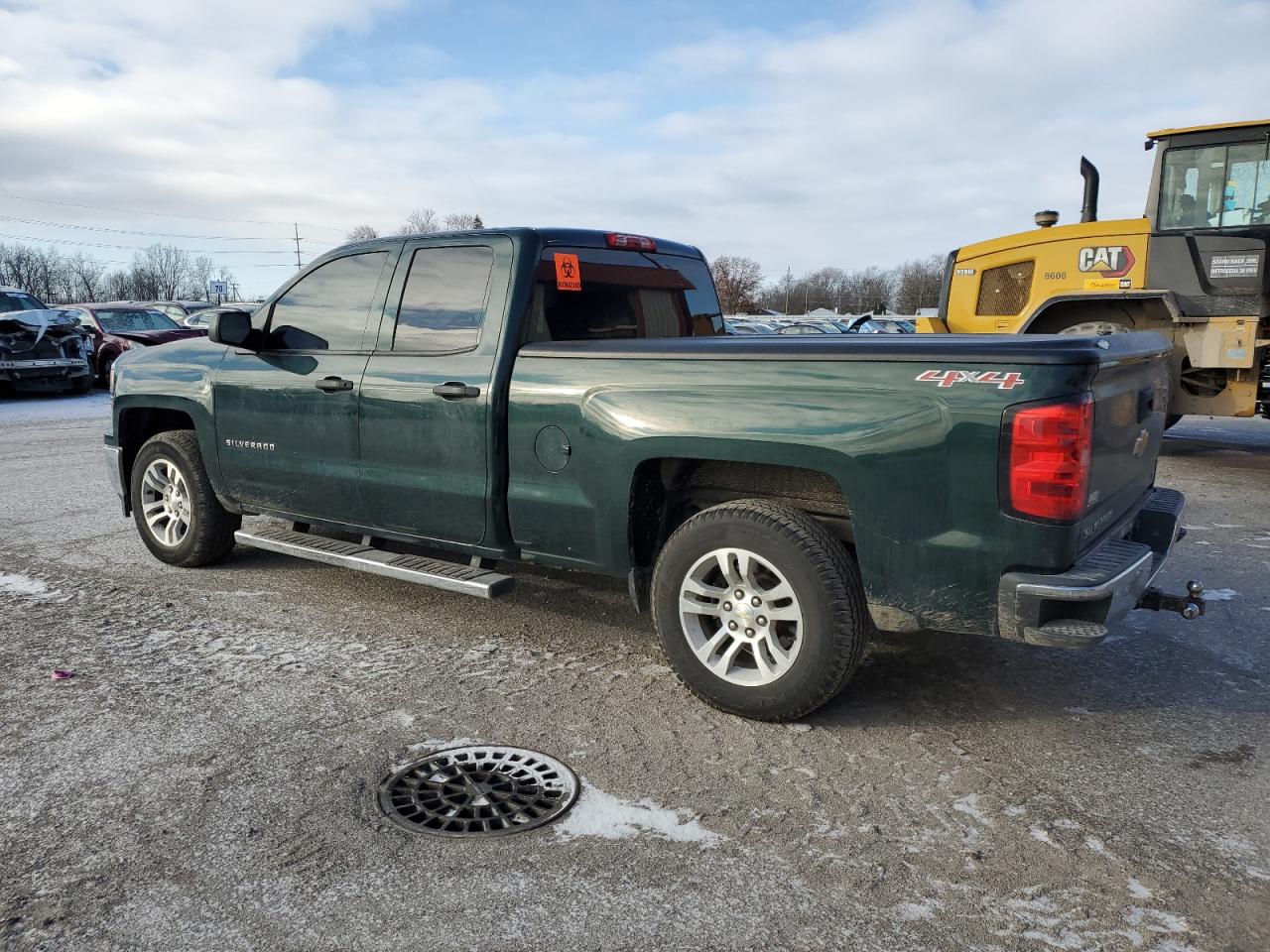 2014 Chevrolet Silverado VIN 1GCVKREC8EZ313405 Copart auction photo, biohazard/chemical / side damage thumbnail 2