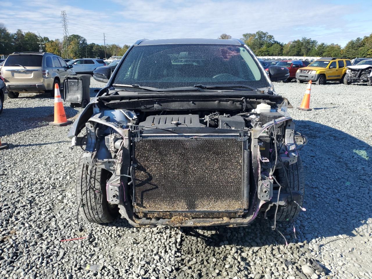 2015 Toyota Highlander VIN 5TDKKRFH3FS060302 Copart auction photo, front end damage thumbnail 5