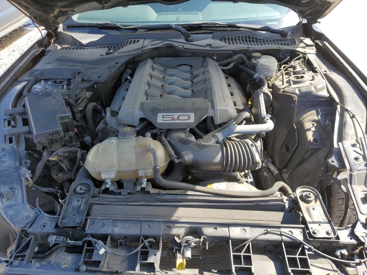 2017 Ford Mustang VIN 1FA6P8CF8H5271414 Copart auction photo, front end / side damage thumbnail 11