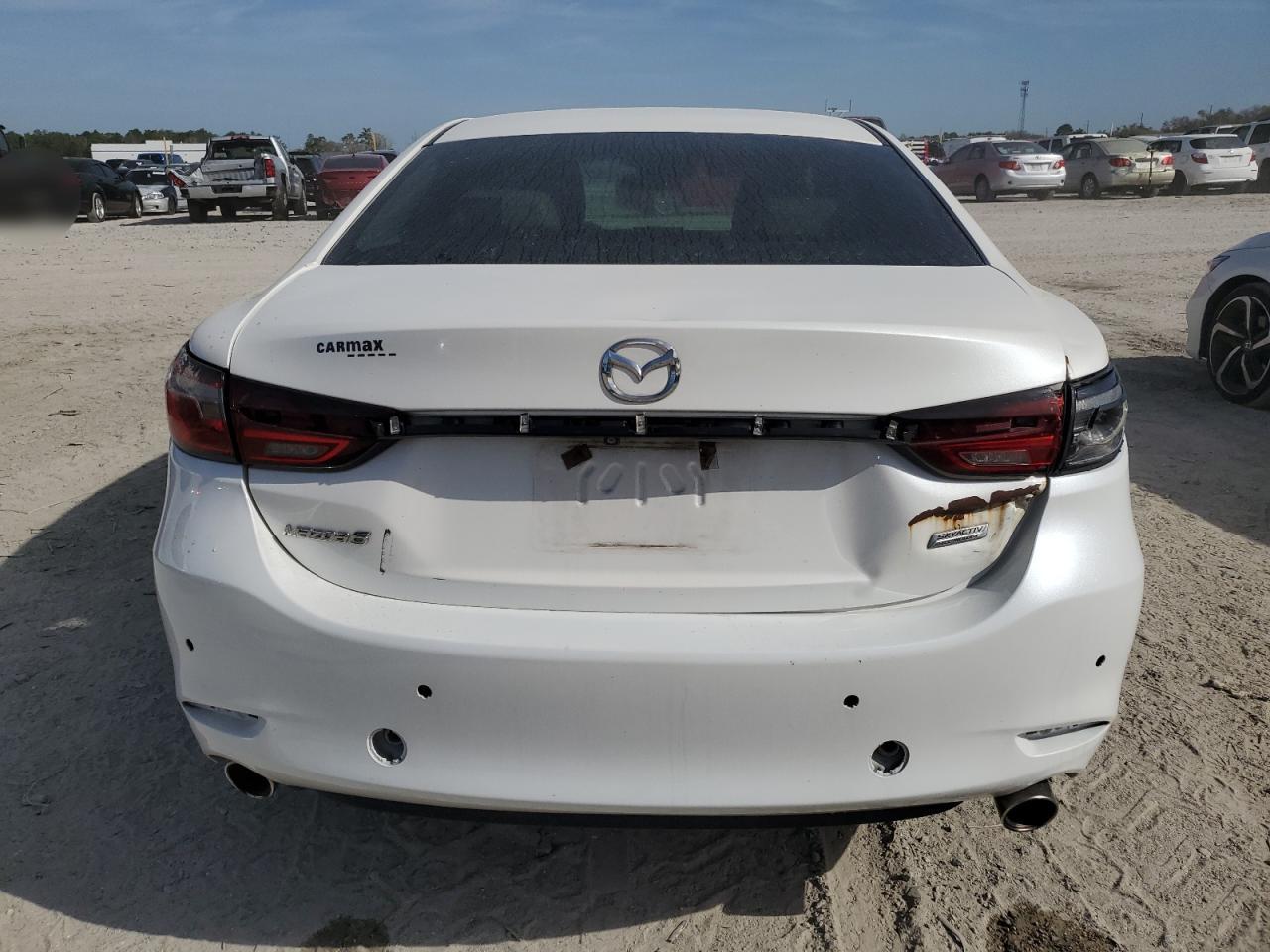 2018 Mazda 6 VIN JM1GL1VM6J1301570 Copart auction photo, front end / rear end damage thumbnail 6