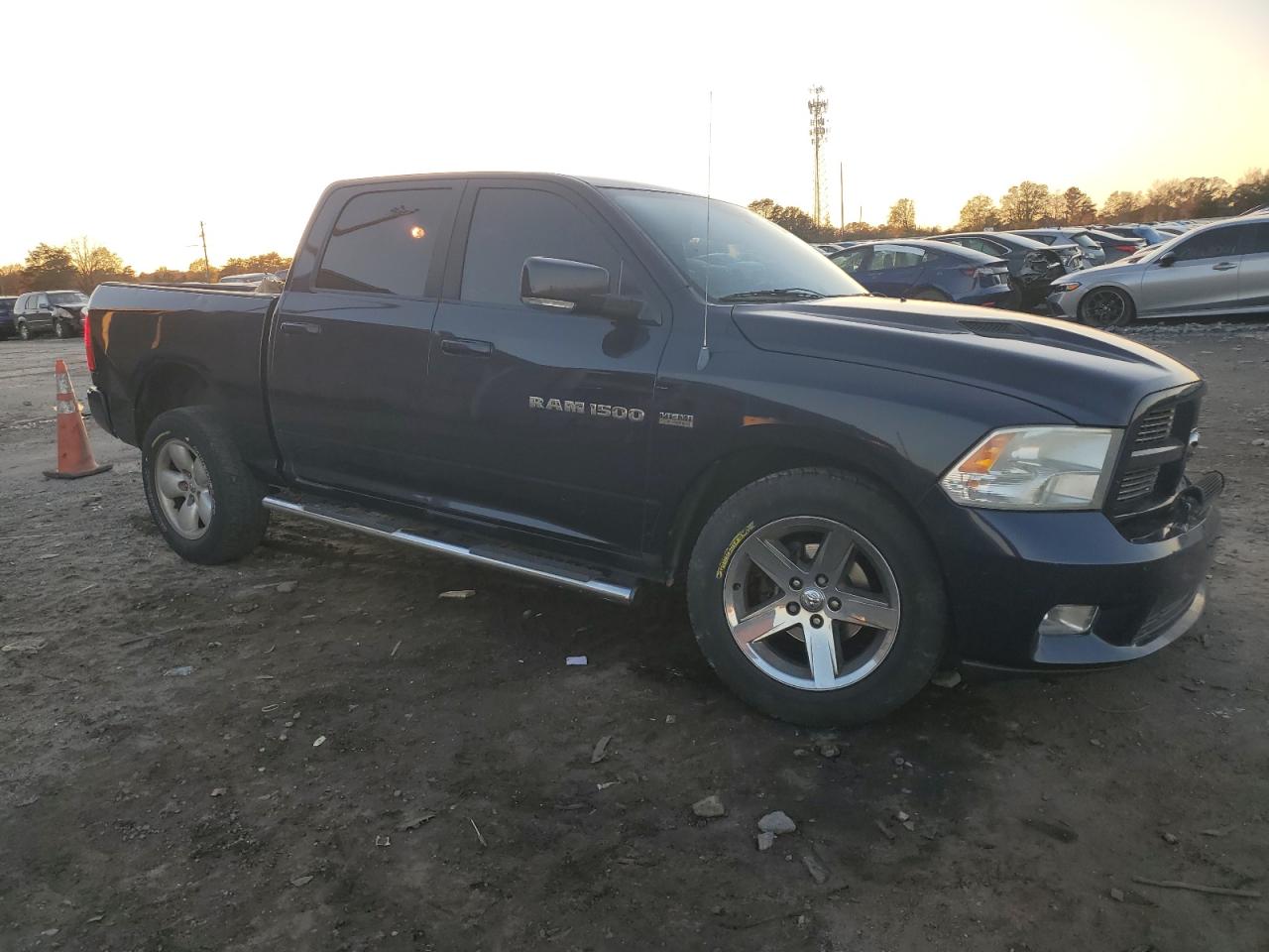 2012 Dodge RAM VIN 1C6RD7MT8CS162113 Copart auction photo, front end / side damage thumbnail 4